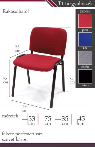 T1-tárgyalószék-méretrajz T1-tárgyalószék-méretrajz