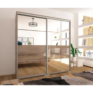 Mirror gardrób 8 féle méretben, 7 féle színben és 6 féle ajtó betéttel. Modern, tolóajtós gardrób, praktikus darab.
