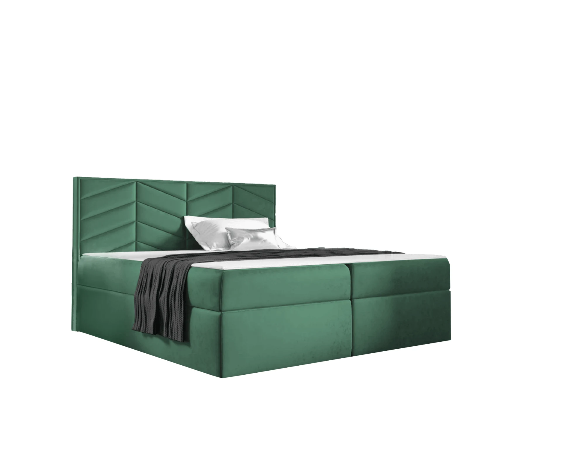 st6 boxspring ágy zöld st6 boxspring ágy zöld