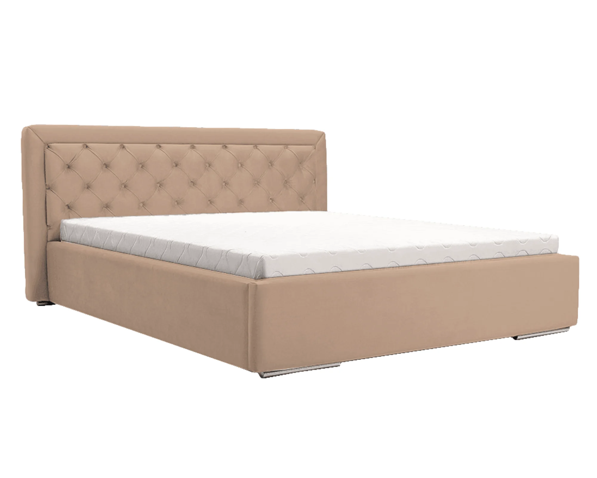 Mantire ágyrácsos ágy világosbarna színben Mantire ágyrácsos ágy világosbarna színben