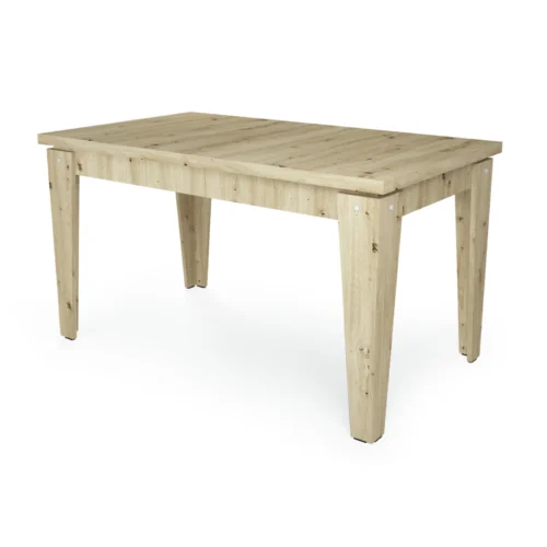 A Pedro asztalt modern, letisztult vonalak jellemzik, ennek köszönhetően klasszikus otthonokba is könnyen beleillik. 140 cm-es méretben és 8 különböző színben. A képen artisan tölgy színű asztal látható.