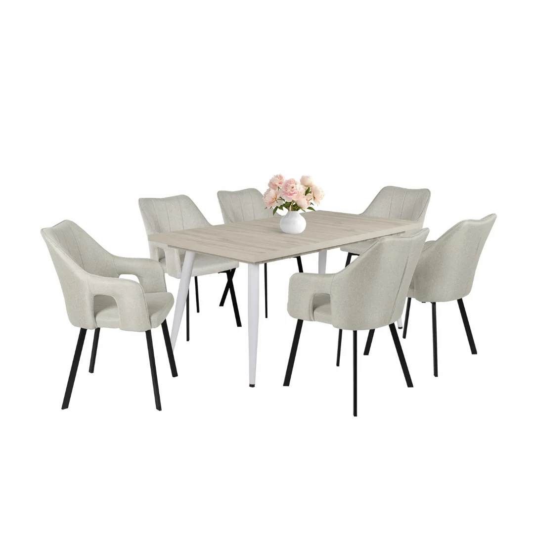 Alaska-asztal_-justus-tolgy_Imperial-szek_beige Alaska-asztal_-justus-tolgy_Imperial-szek_beige
