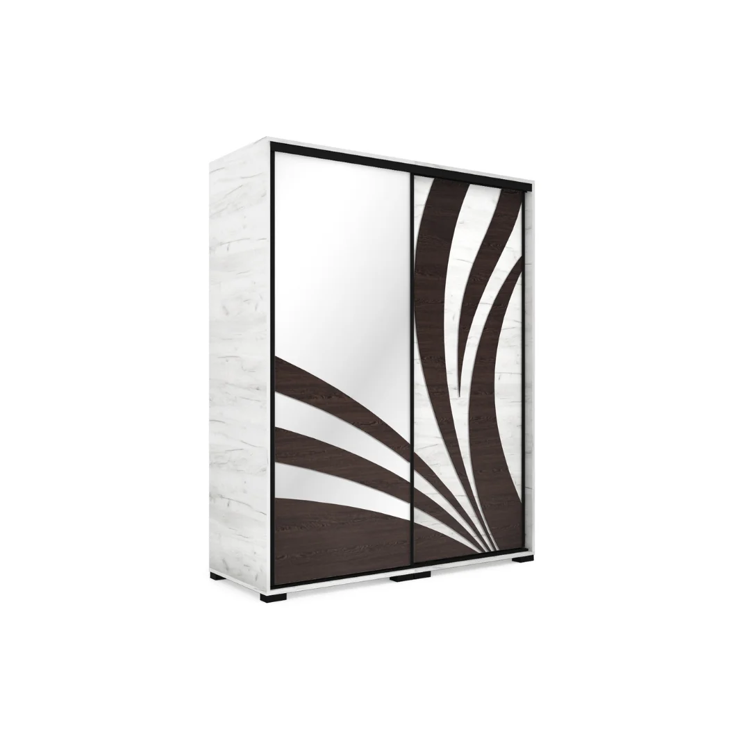 Baku_gardrob_160_studio_feher-tolgy_wenge_TUK Baku_gardrob_160_studio_feher-tolgy_wenge_TUK