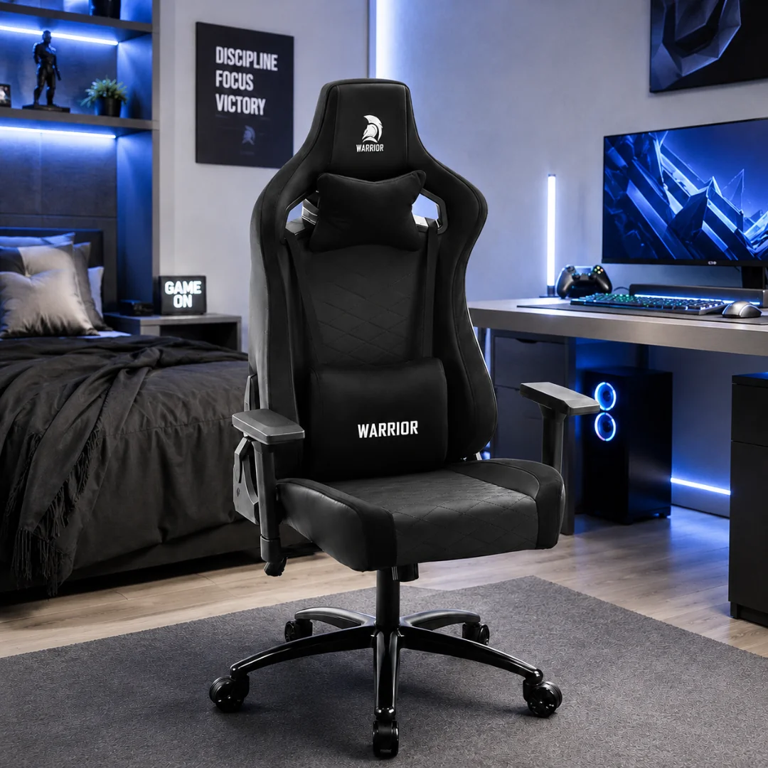 Prémium Warrior Gamer szék fekete színben.